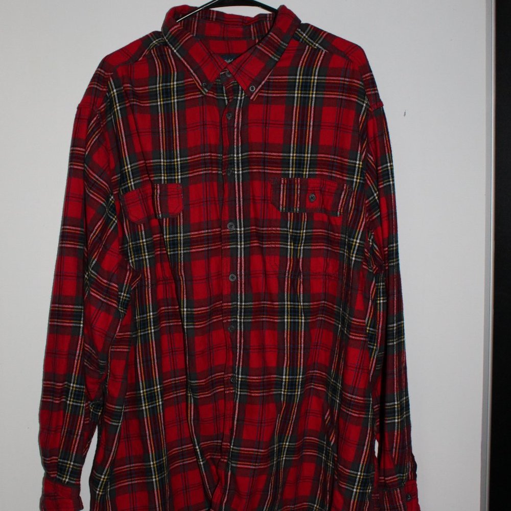Faded Glory Long Sleeve Button Down Shirt 3X